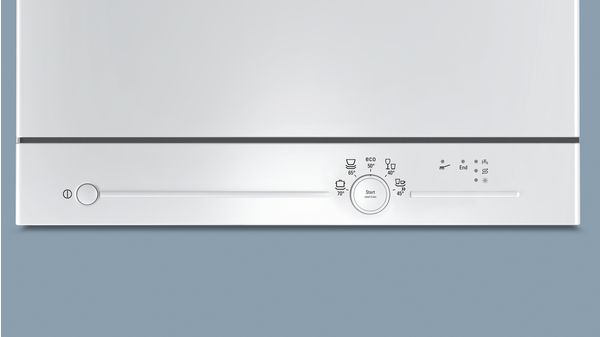 iQ100 Freistehender Kompakt-Geschirrspüler 55 cm Weiß SK25E203EU SK25E203EU-3