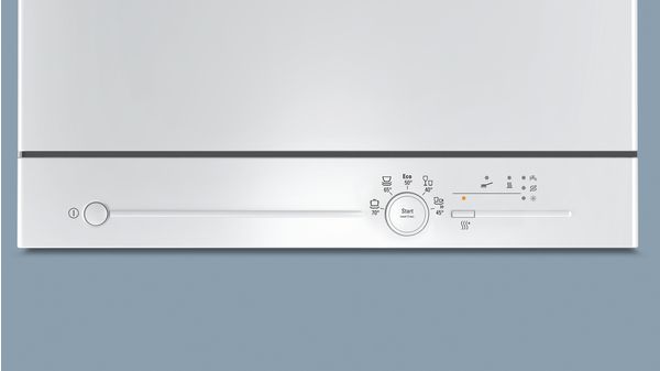 iQ100 voľne stojaca kompaktná umývačka riadu 55 cm biela SK25E211EU SK25E211EU-5