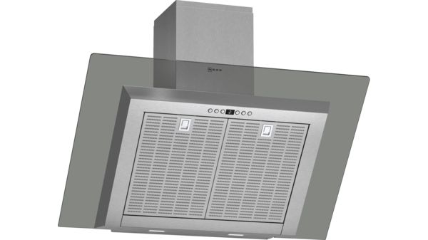 N 70 Wall-mounted cooker hood 90 cm grey  glass D39GL64N0B D39GL64N0B-1