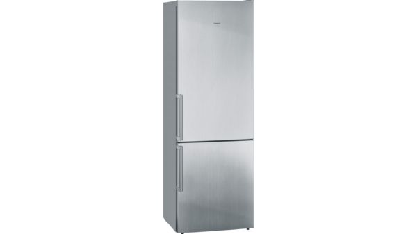 iQ500 Nemesacél ajtók Kombinált hűtő / fagyasztó KG49EBI30 KG49EBI30-3