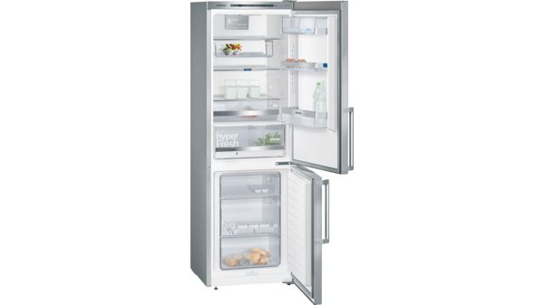 iQ500 Frigo-congelatore combinato da libero posizionamento  inox-easyclean KG36EBI40 KG36EBI40-1