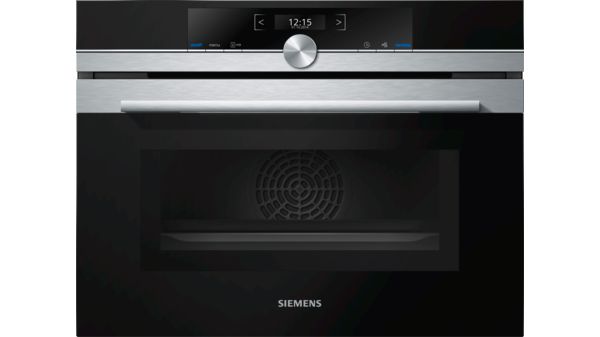 iQ700 Built-in compact oven with microwave function 60 x 45 cm Stainless steel CM633GBS1B CM633GBS1B-1