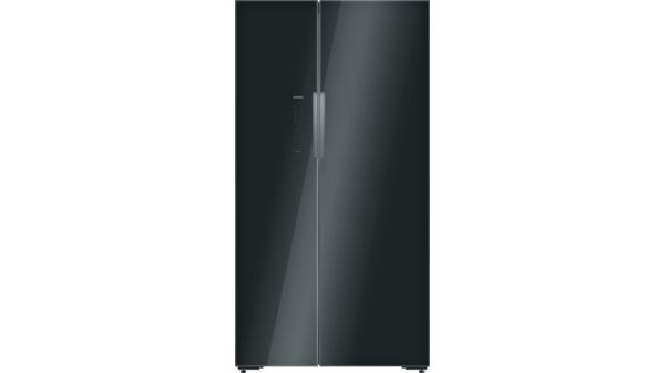 iQ700 Side-by-side fridge-freezer 175.6 x 91.2 cm Black KA92NLB35G KA92NLB35G-1