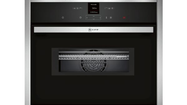 N 70 Compacte oven met magnetron 60 x 45 cm Inox C17MR02N0 C17MR02N0-1