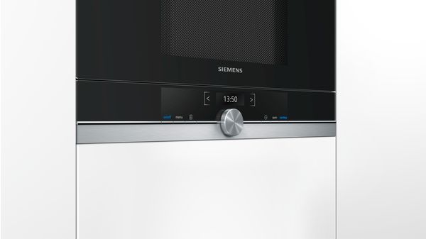 Siemens BF634LGW1 - Microondas Integrable 60cm 21L 900W Apertura