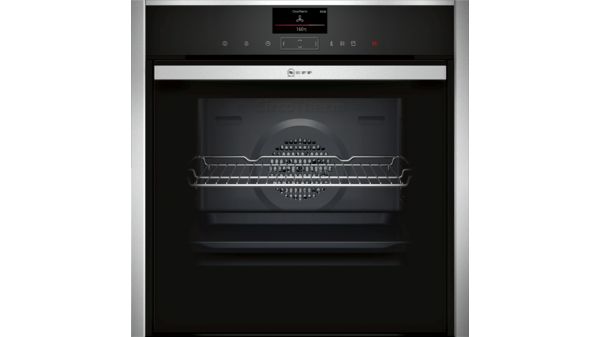 N 90 Built-in oven with added steam function 60 x 60 cm Stainless steel B57VS24H0B B57VS24H0B-1