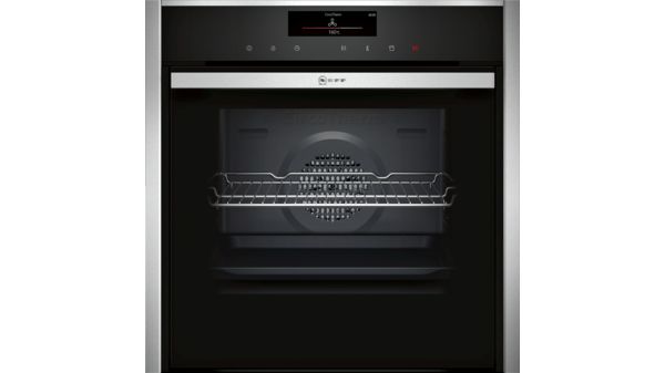 N 90 Built-in oven with added steam function 60 x 60 cm Stainless steel B48VT38N0B B48VT38N0B-1