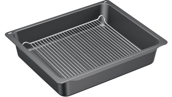 Professional pan with grid 81 x 455 x 375 mm anthracite Z12CN10A0 Z12CN10A0-1