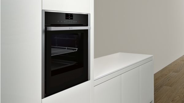 N 90 Einbau-Backofen mit Dampfunterstützung 60 x 60 cm Edelstahl B57VS22N0 B57VS22N0-2