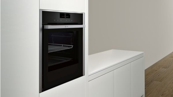 N 90 Einbau-Backofen mit Dampfunterstützung 60 x 60 cm Edelstahl B58VT68H0 B58VT68H0-2