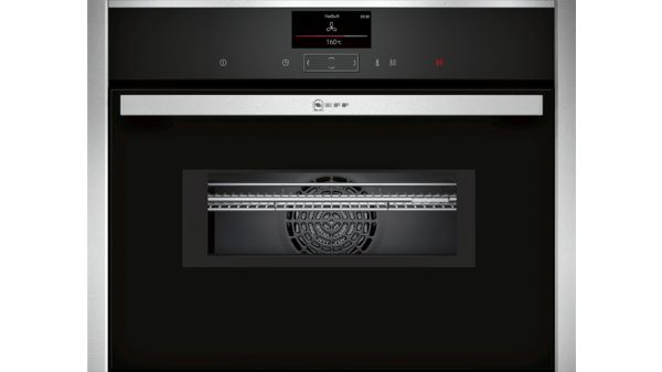 N 90 Built-in compact oven with microwave function 60 x 45 cm Stainless steel C17MS36N0B C17MS36N0B-1