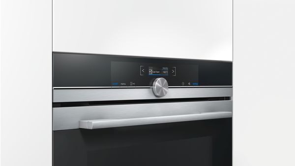 iQ700 Built-in compact oven with microwave function 60 x 45 cm Stainless steel CM633GBS1B CM633GBS1B-3