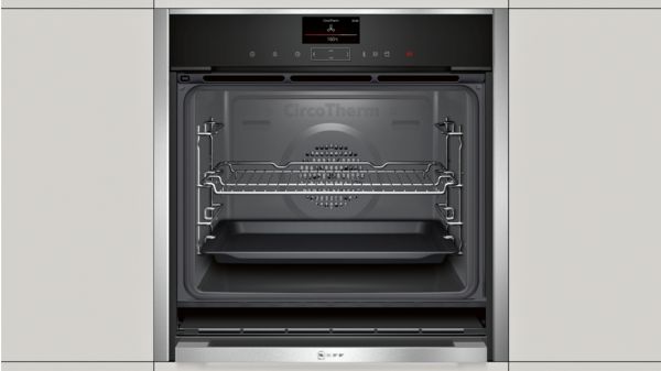 N 90 Built-in oven with added steam function 60 x 60 cm Stainless steel B47VS36N0B B47VS36N0B-6