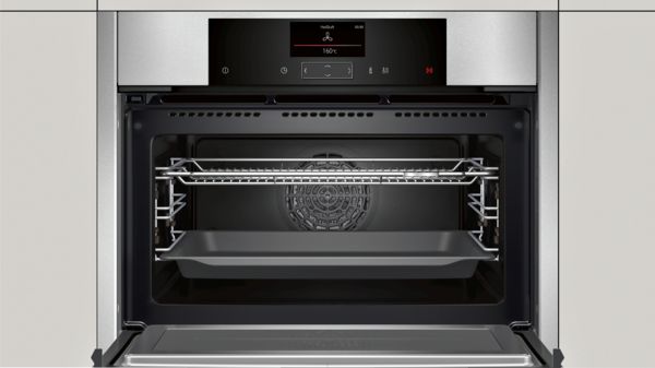 N 90 Built-in compact oven with microwave function 60 x 45 cm Stainless steel C27MS22H0B C27MS22H0B-5