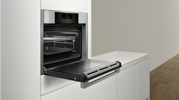 N 90 built-in compact oven with microwave function 60 x 45 cm Inox C26MT23N0 C26MT23N0-4