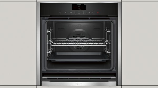 N 90 Built-in oven with added steam function 60 x 60 cm Stainless steel B57VS26N0B B57VS26N0B-6