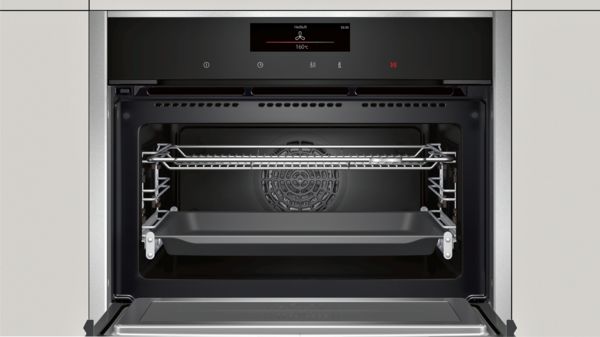 N 90 Built-in compact oven with microwave function Stainless steel C28MT27N0B C28MT27N0B-3