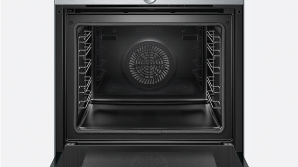 iQ700 Single oven HB675GBS1B black, stainless steel HB675GBS1B HB675GBS1B-5
