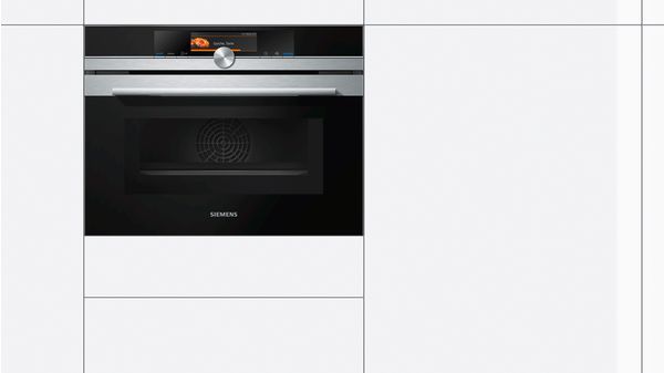 iQ700 Built-in compact oven with microwave function 60 x 45 cm Stainless steel CM678G4S6B CM678G4S6B-3
