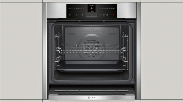 N 70 Built-in oven with added steam function 60 x 60 cm Inox B45VR22N0 B45VR22N0-7