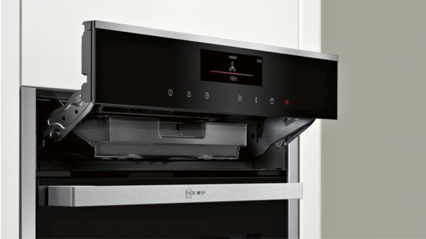 N 90 Compacte oven met magnetron en added steam inox C18QT27N0 C18QT27N0-4