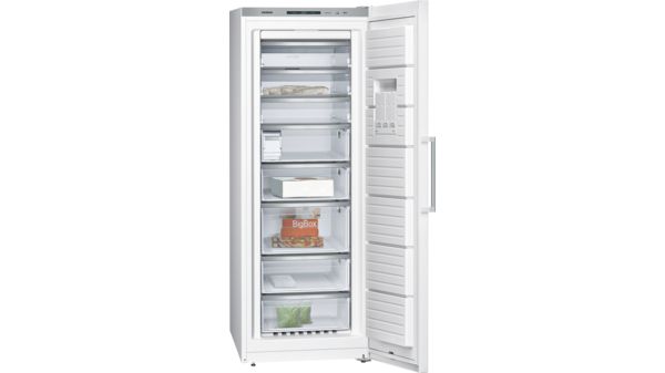 iQ500 Free-standing freezer 191 x 70 cm White GS58NAW41 GS58NAW41-1