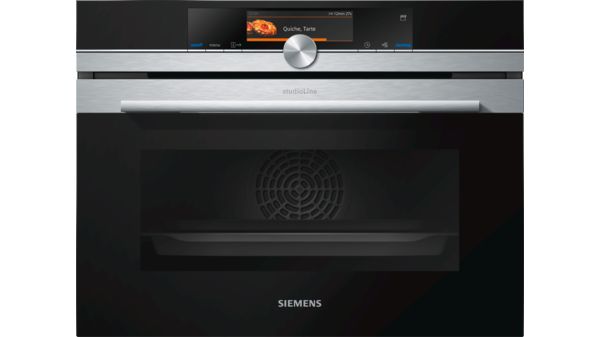 iQ700 Built-in compact oven with steam function inox CS858GRS6 CS858GRS6-1