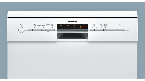 iQ500 Ελεύθερο πλυντήριο πιάτων 60 cm - Χρώμα: Λευκό Τεχνολογία speedMatic για αξιοσημείωτη δύναμη πλύσης με τη λιγότερη κατανάλωση SN25M289EP SN25M289EP-3