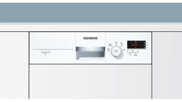 iQ300 Lave-vaisselle intégrable avec bandeau 45 cm Blanc SR55E204EU SR55E204EU-4