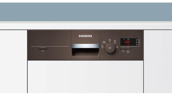 iQ300 Lave-vaisselle intégrable avec bandeau 45 cm Brun SR55E404EU SR55E404EU-3
