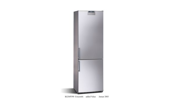 Frigo-congelatore combinato da libero posizionamento  186 x 60 cm acciaio inox KG36P390 KG36P390-1