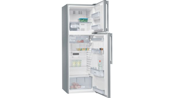 iQ300 free-standing fridge-freezer with freezer at top KD28NVS00K KD28NVS00K-1