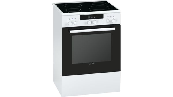 iQ300 Ελεύθερη κουζίνα με ηλεκτρικές εστίες Λευκό HA722210G HA722210G-1