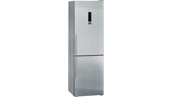 iQ500 Free-standing fridge-freezer with freezer at bottom 187 x 60 cm Inox-easyclean KG36NHI32 KG36NHI32-3