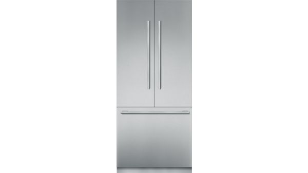 Réfrigérateur combiné intégrable à portes françaises avec congélateur en bas 36'' Masterpiece® Inox T36BT915NS T36BT915NS-2