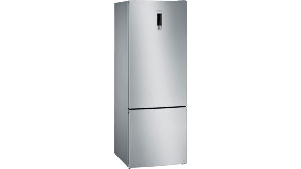 iQ300 Réfrigérateur combiné pose-libre 193 x 70 cm Inox anti trace de doigts KG56NXI30 KG56NXI30-1