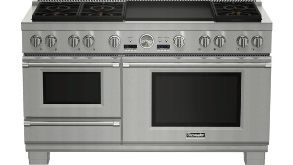 Cuisinière pose-libre large avec deux modes de cuisson 60'' Pro Grand® Commercial Depth PRD606RESG PRD606RESG-1