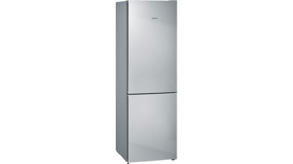 iQ300 Réfrigérateur combiné pose-libre 186 x 60 cm Inox anti trace de doigts KG36NVI35 KG36NVI35-1