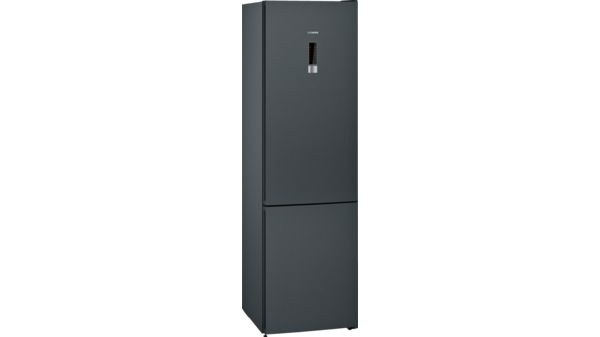 iQ300 freestanding fridge-freezer 203 x 60 cm Black stainless steel KG39NXB35 KG39NXB35-1