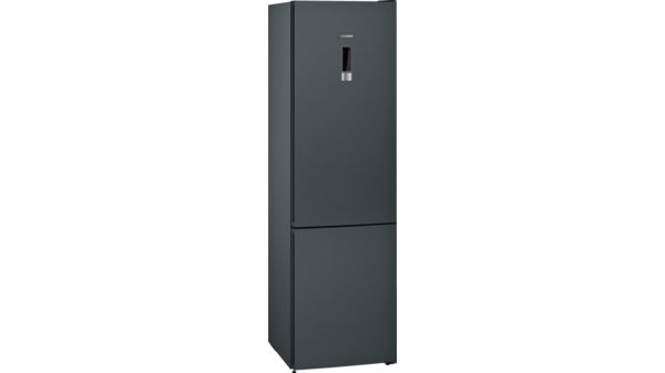 iQ300 Vrijstaande koel-vriescombinatie 203 x 60 cm blackSteel KG39NXB35 KG39NXB35-1