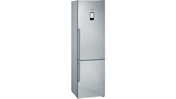 iQ700 Réfrigérateur combiné pose-libre 203 x 60 cm Inox anti trace de doigts KG39FPI45 KG39FPI45-1