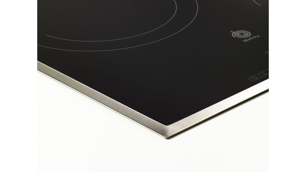 Placa de inducción 60 cm Negro, Placa con marco de acero inoxidable 3EB865XR 3EB865XR-5