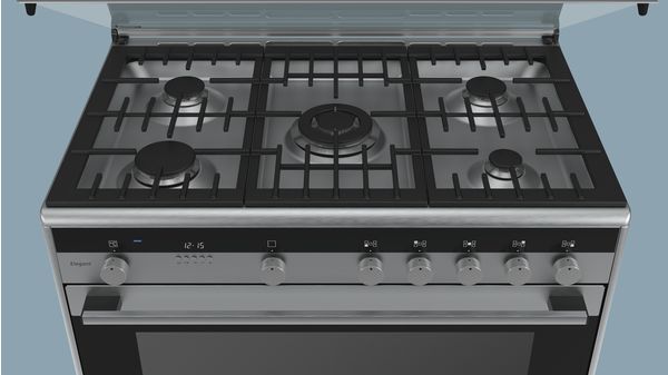 Siemens Hq738357m Dual Fuel Range Cooker