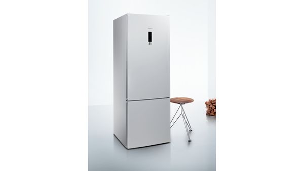 iQ300 Réfrigérateur combiné pose-libre 193 x 70 cm Blanc KG56NXW30 KG56NXW30-3