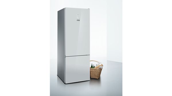 iQ500 Alttan Donduruculu Buzdolabı 193 x 70 cm Beyaz KG56NLW30N KG56NLW30N-3