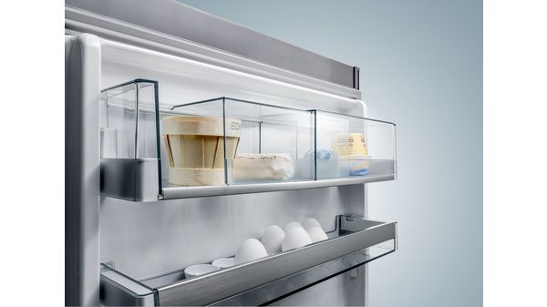iQ700 Alttan Donduruculu Buzdolabı 193 x 70 cm Kolay temizlenebilir Inox KG56NPI30N KG56NPI30N-5