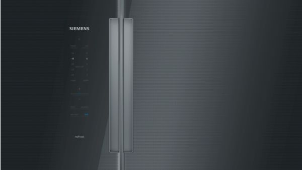 iQ700 Side-by-side fridge-freezer 175.6 x 91.2 cm Black KA92NLB35 KA92NLB35-3