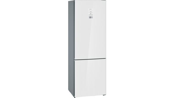 iQ500 Frigo-congelatore combinato da libero posizionamento 203 x 70 cm Pannello del mobile KG49NLW30 KG49NLW30-1