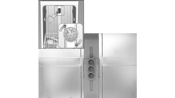 Cabeza aspersor para lavavajillas 00612114 00612114-3