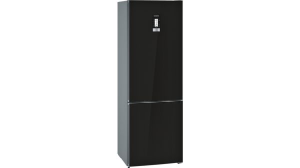 iQ700 Frigo-congelatore combinato da libero posizionamento 203 x 70 cm nero KG49FSB30 KG49FSB30-1